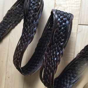 GAP leather braided belt